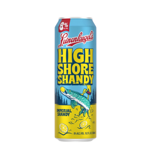 Leinenkugel’s High Shore Imperial Shandy is a bold twist on a traditional shandy where the signature lemonade flavor meets a strong malt backbone, creating a refreshing balance of high ABV and crisp flavor.