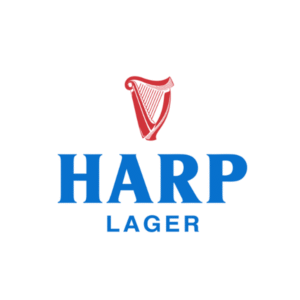 Harp Lager is a popular Irish pale lager, known for its crisp, clean, and golden appearance, with a slightly bitter, smooth finish, brewed with barley and spring water. Created in 1960, it's a major brand, especially in Northern Ireland, and is now brewed at the Guinness Brewery in Dublin.